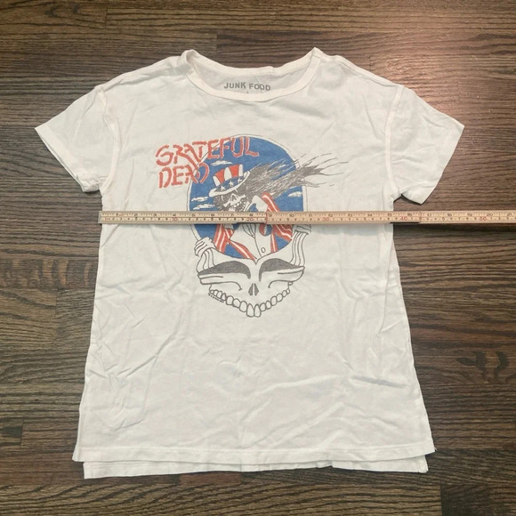 Junk Food Clothing Grateful Dead white T-shirt size large - Picture 3 of 5